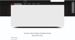 Desktop Screenshot of cowtownpaintball.com